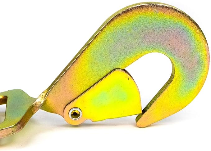 VULCAN Axle Tie Down Combo Strap Kit - 2 Inch - Classic Yellow - 3,300 Pound Safe Working Load