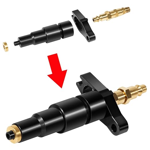 9007A 9007 Compression Test Adapter,Used W/J-6692-B Compression Test Gauge, Compatible with Cummins ISB 5.9L 24V and 6.7L Liter Diesel