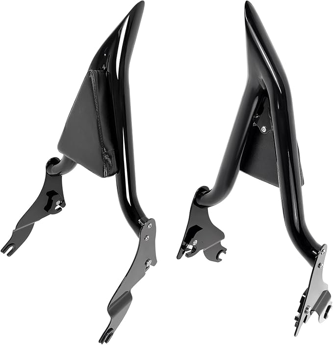 2009-2026 Motorcycle Detachable Backrest Sissy Bar Passenger Back Rest Pad for Harley Touring Road Glide Road King CVO Street Glide Electra Glide Ultra (22" Black)