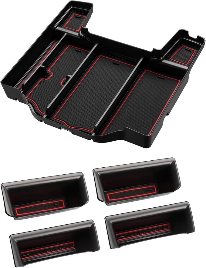 Motrobe Dodge RAM 1500 2500 3500 Armrest Storage Box and Dodge RAM 1500 Door Side Storage Tray