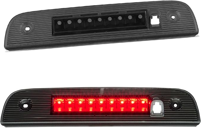 Third 3rd Brake Light LED for 2007-2012 Dodge Nitro, High Mount Rear Brake Lights Assembly for 07-12 Dodge Nitro, Waterproof Center Cab Lamp Stop Light (Black)