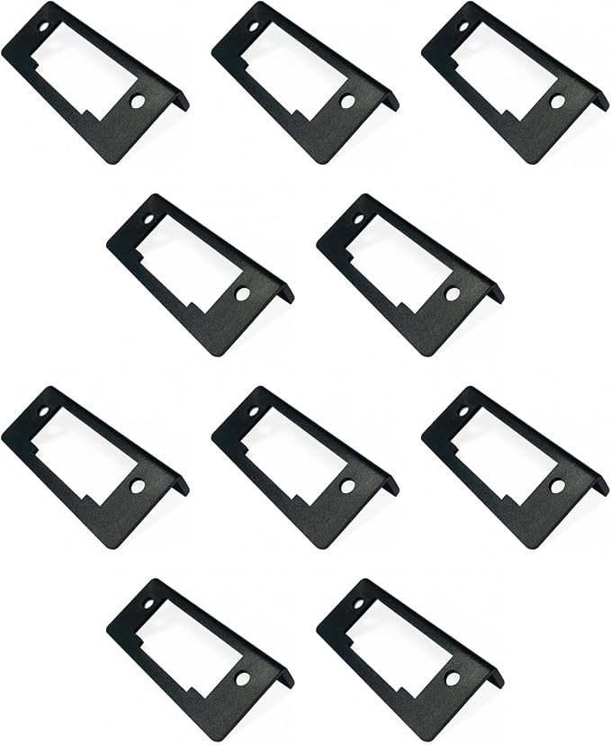 JUTA OBD2 Under Dash Mounting Bracket for J1962 OBD-II Splitter Extension Adapter Cable - 10-Pack