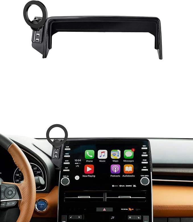PZK Car Phone Holder for Toyota Avalon/Avalon Hybrid 2019 2020 2021 2022 Accessories Custom 9-Inch Screen Fixed Clip Compatible with MagSafe Car Phone Mount 360° Rotation Not Affect Air Vent