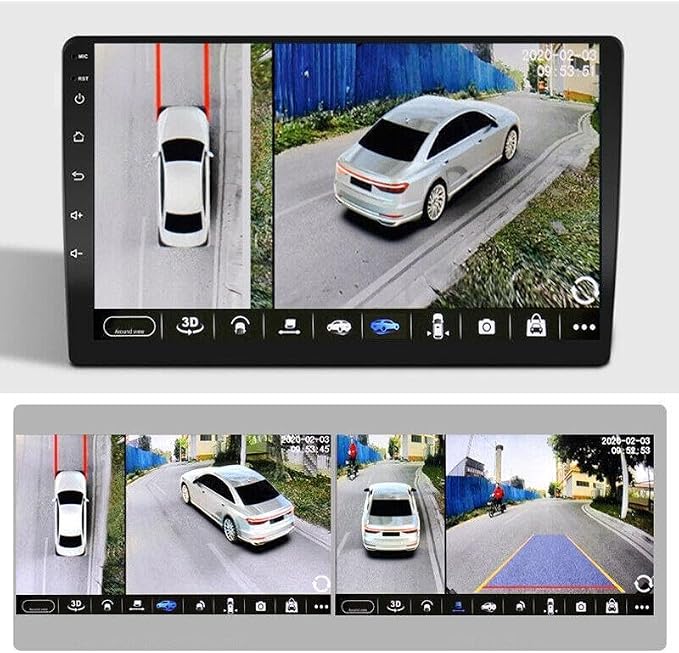 Car AHD 720P/1080P 360° View System Panoramic View Parking Camera Set