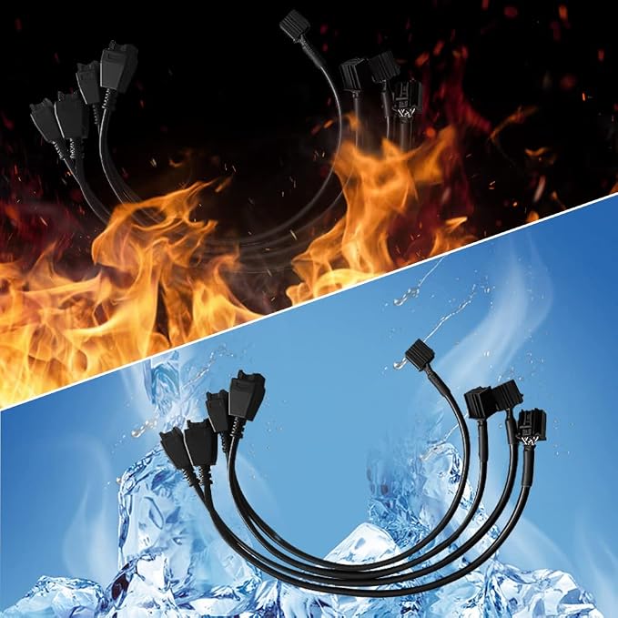 Obd2 Cable 12 8 Extension Adapter Cable for DS808 Maxisys MS905 MS906 MS908 Pro Maxisys Elite Scanner Tool, 12+8Pin Security Bypass Cable (4 PCS)