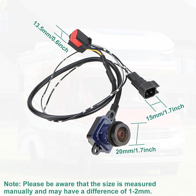 68192986AD Rear View Camera Replacement for Jeep Patriot 2007-2017 & Jeep Compass 2014-2017, OE Backup Cam Replaces 68192986AB, 68192986AC by GreenYi