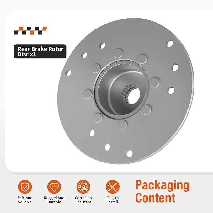 Rear Brake Rotor Disc for Polaris Sportsman Worker Diesel Xplorer 335 400 455 500 1996-2002 1910440