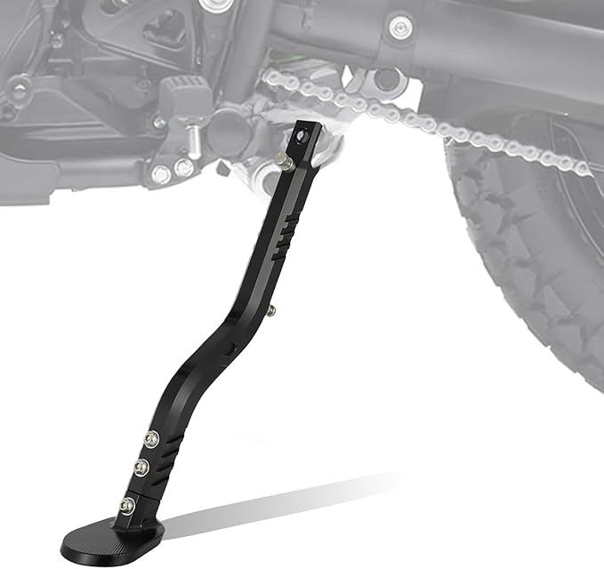 Motorcycle Kickstand Adjustable Foot Side Kick Stand for KLR650 KLR 650 2008-2018 2022-2025 Dirt Pit Bike
