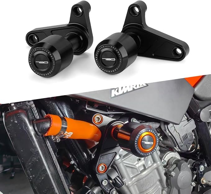 MotorCycle Frame Sliders Fit For DUKE790 DUKE890 2018-2021 2022 2023 | DUKE 790 890 falling Protection duke790 duke890 Anti Collision Accessories DUKE 790 890 Frame Sliders Crash Accessory BK