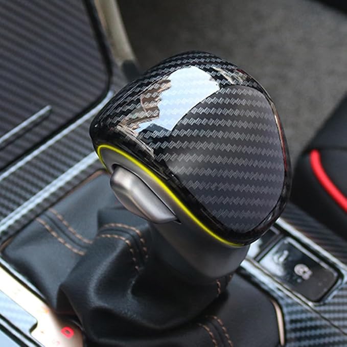 MUXEE 3Pcs Steering Wheel Cover Trims Interior Decaration Sticker for Kia Forte Cerato K3 2019 2020 2021 2022 2023 2024 - ABS Carbon Fiber Sport Interior Accessories(NOT FIT GT and GT Line Models)