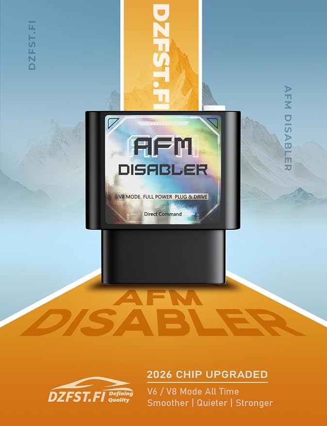 AFM/DFM Disabler Gen2 OBD2 Plug-Play for GM Trucks/SUVs | Active Fuel Management Disabler fits Silverado/Sierra/Tahoe/Suburban/Yukon/Escalade V6/V8，Prevents Lifter Failure