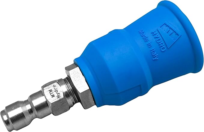 MTM Hydro Acqualine Pressure Washer Nozzle Guard Holder Tips Protector with 1/4” Quick Coupler Plug, 25 Degrees 3.5