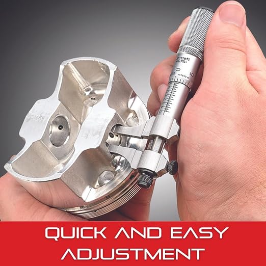 Starrett Outside Micrometer with One-Piece Spindle, Satin Chrome Finish and Advanced Sleeve Design - Quick and Easy Adjustment, 1-2" Range, .001" Graduation - 436.1XRL-2