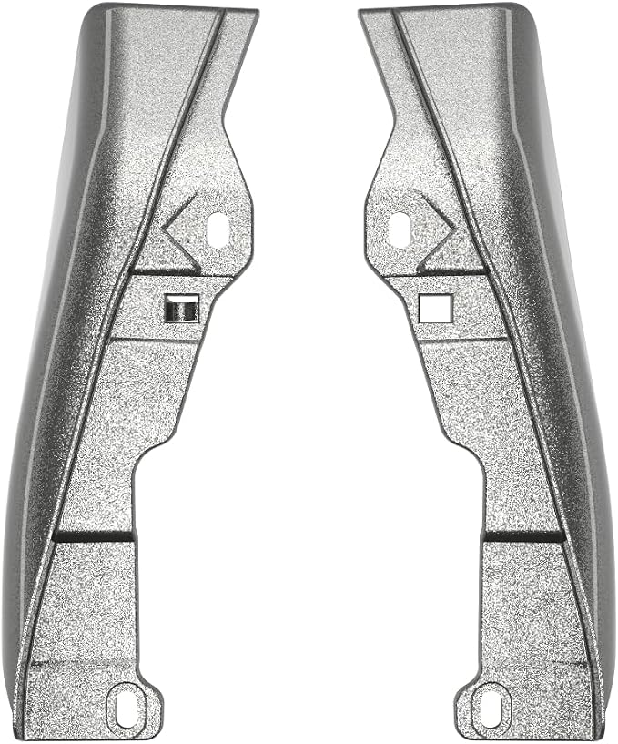 Advanblack 2025 RG Mid Frame Air Deflector, Mercury Silver Harley Air Deflector Heat Shield Compatible for Harley Touring Street Glide, Road King, Electra Glide, 2009-2025