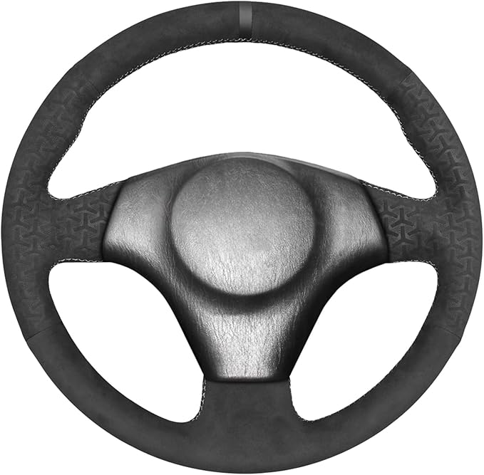 MEWANT Hand Sewn Steering Wheel Cover for Toyota RAV4 1998-2003/Celica 1999-2006/Corolla (US) 2003-2008/Matrix 2002-2008/MR2 1999-2007/Supra 1996-2002/Caldina 1997-2002