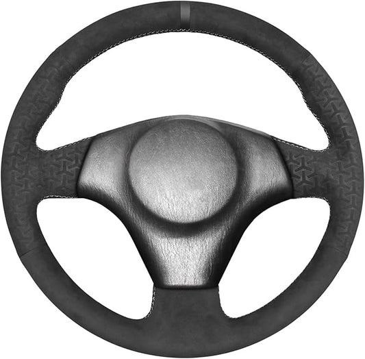 MEWANT Hand Sewn Steering Wheel Cover for Toyota RAV4 1998-2003/Celica 1999-2006/Corolla (US) 2003-2008/Matrix 2002-2008/MR2 1999-2007/Supra 1996-2002/Caldina 1997-2002
