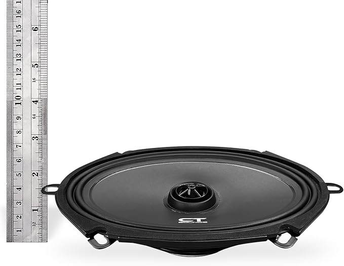 CT Sounds Tropo 5x7” 120 Watt Shallow-Mount Coaxial Car Speakers - Pair