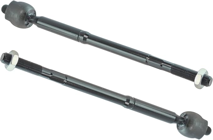 TRQ Front Inner Tie Rod Set 2 Piece Compatible with 2000-2005 Toyota Celica