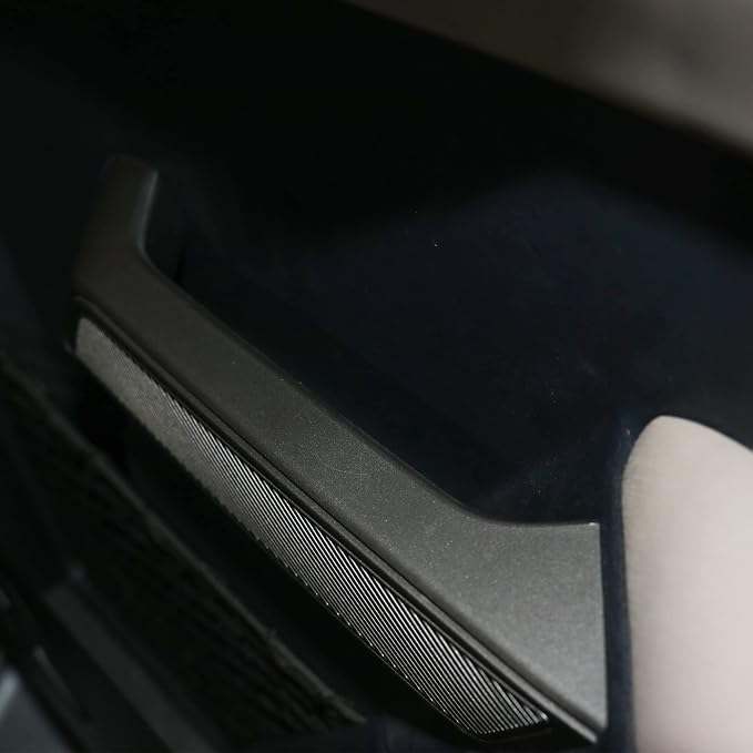 Front Door Handle Storage Tray Organizer Box for 2021 2022 2023 2024 2025 New Ford Bronco 2/4 Door Interior Accessories Inner Side Doors Handle Armrest Grab Insert Pocket Black 2 Pack