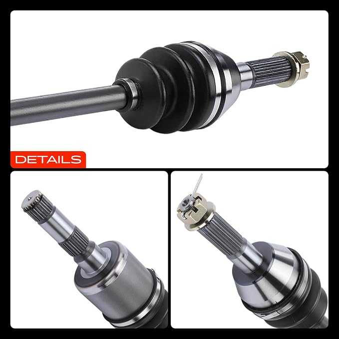 A-Premium Rear Left Driver Side CV Axle Shaft Assembly for Polaris Models | Compatible with Ranger 500 2005-2007, Ranger 700 2007, Ranger XP 700 2005-2007, Replace# 1332284
