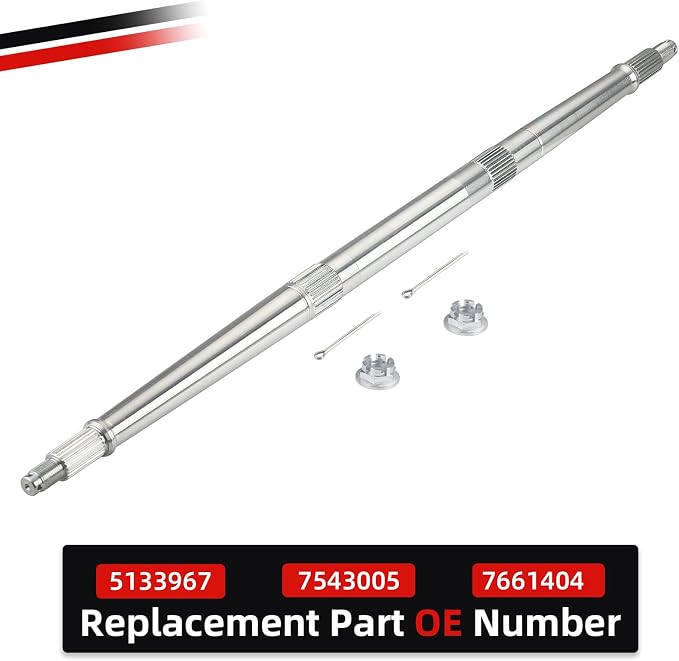 Rear Axle Shaft w/Nut Kit For Polaris Trail Blazer 250 330 2005-2006 Scrambler 500 2005-2012 5133967