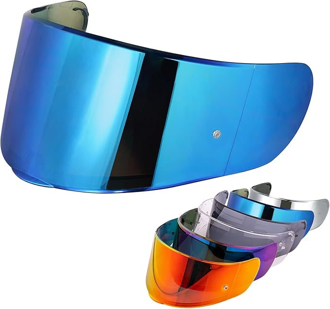 Helmet Visor Shield for SEDICI Strada II and Strada 3 /FF397/FF801Motorcycle Helmets Visor (Chrome Blue)