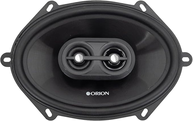 ORION Cobalt Series CB683 6x8” 3-Way Coaxial Car Speakers, 280W, 4 Ohms, Full Range, Enhanced Bass, Polypropylene Cone & Butyl Rubber Surround, Easy Install (Pair)