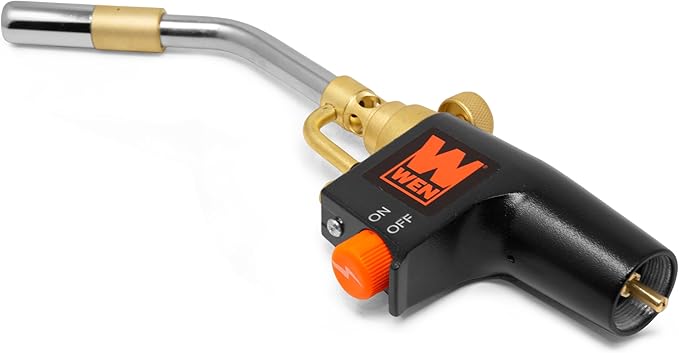 WEN Trigger Start Propane Torch with Adjustable Flame for Welding, Grilling, and Heat Treatment (GA1411)