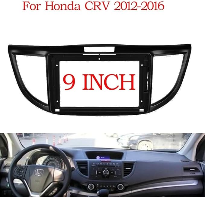 9inch 2DIN Installation Dash Kit fits for Honda CRV 2012-2017 Aftermarket Android Car Radio Stereo Mounting Fascia Panel