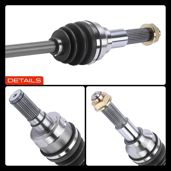 A-Premium Pair (2) Rear CV Axle Shaft Assembly Compatible with Yamaha Viking 700 2014-2022, Viking VI 2015-2022, Wolverine R-Spec 2016-2018, Driver and Passenger Side, Replace# 1XD-F531H-00-00