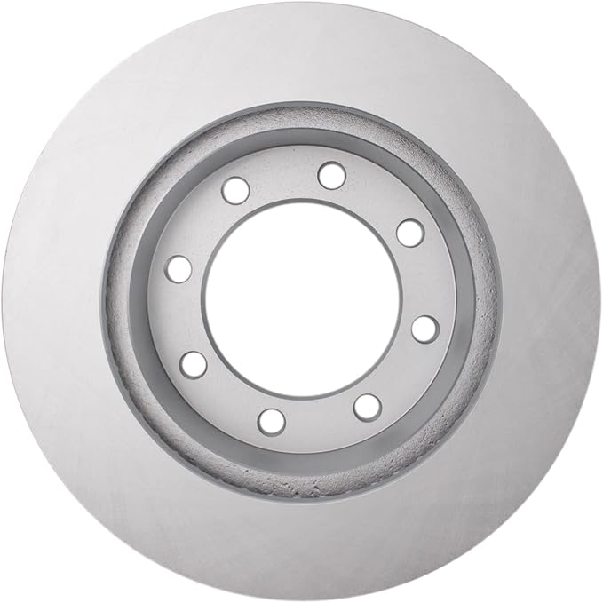 TRQ Front Brake Rotor Set G Coated Vented Compatible with 2005-2013 Ford F-250 Super Duty 2005-2012 F-350 Super Duty 2005-2010 F-450