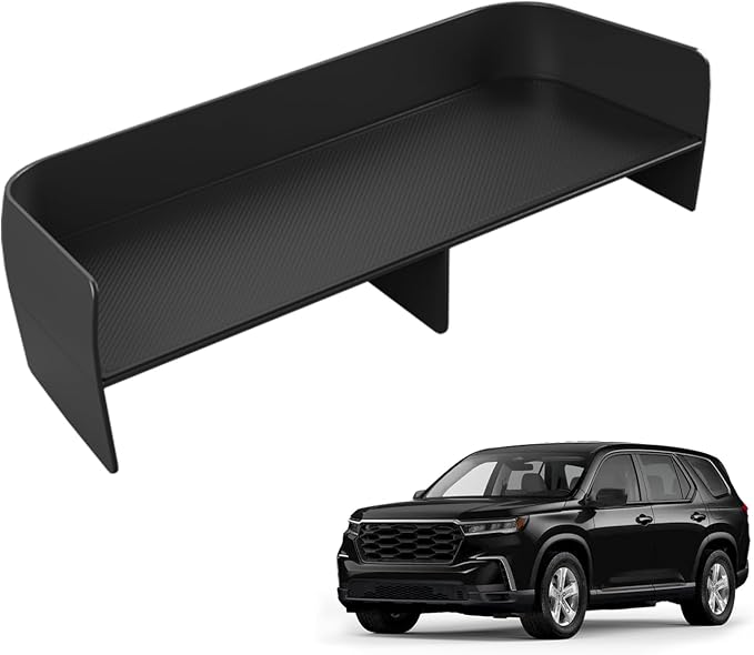 smabee Center Console Organizer for Honda Pilot 2023 2024 2025 / Honda Passport 2026 Console Tray ABS Storage Box Tray Insert Accessories Interior Black