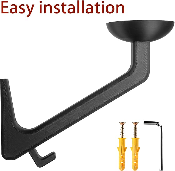 Helmet Holder, Firefighter Helmet Holder Wall Mount, Helmet Hanger for Football Helmet, Hats, Coats, Sportswear, Motorcycle Accessories for Men, Easy Installation