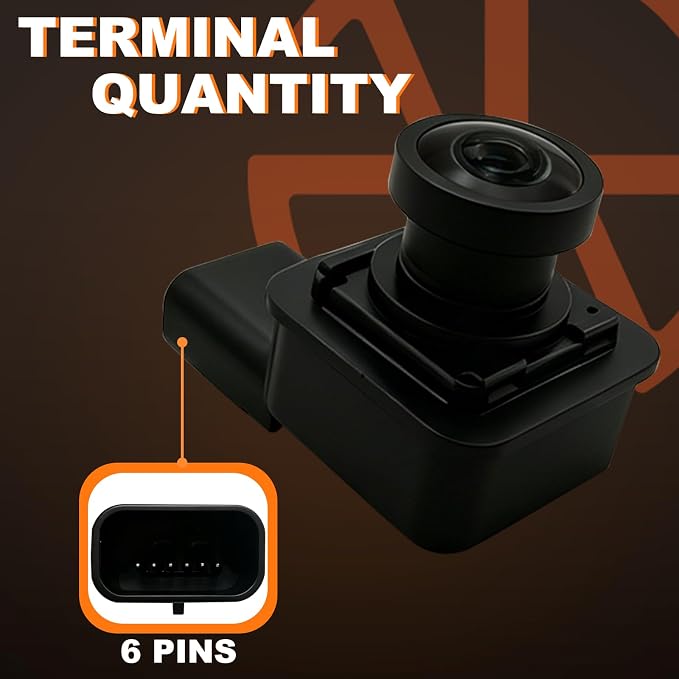 Rear View Back up Parking Assist Camera (2020 2021 2022 2023 2024) for Ford Explorer XLT Parking Assist Cam Adopt Glass Lens, IP86 Water Resistance, Imported Chip LB5T-19G490-AA LB5T19G490AA