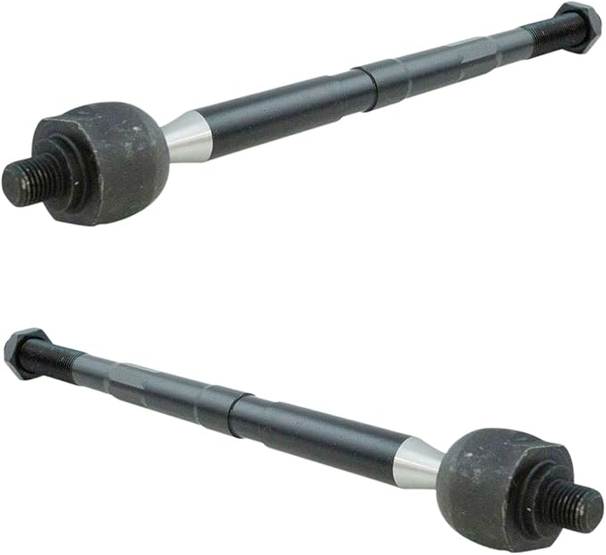 TRQ Front Inner Tie Rod Set 2 Piece Compatible with 2013-2018 Ford C-Max 13-19 Escape 12-18 Focus 14-19 Transit Connect