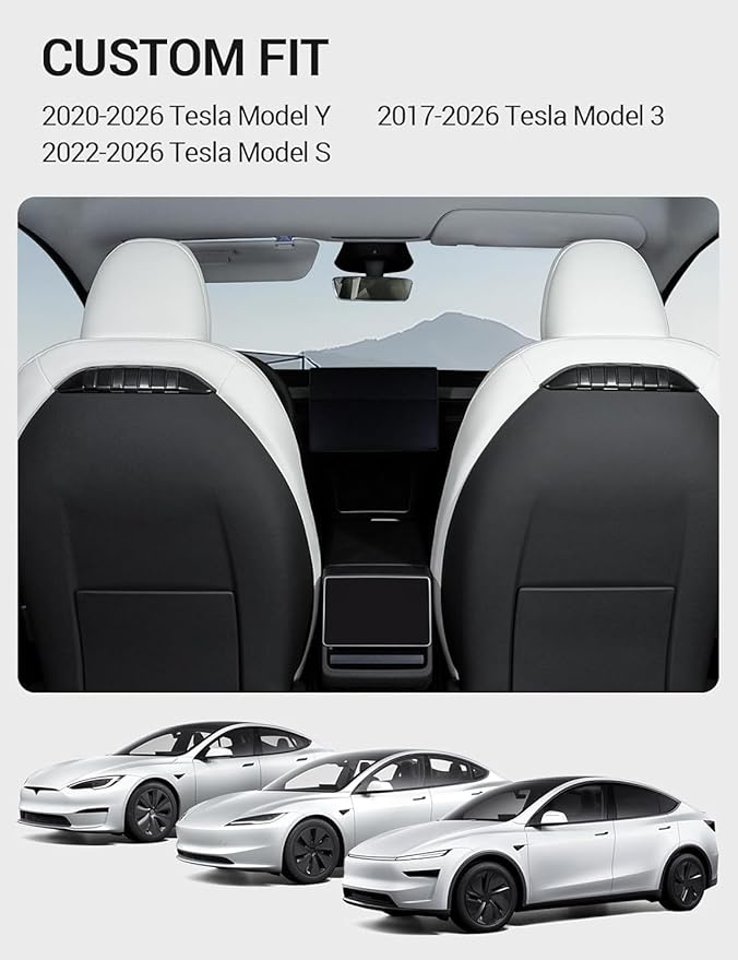 Motrobe Tesla Model 3 Garbage Bag and Tesla Model Y/3/S Seat Back Hooks