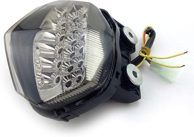 MZS Motorcycle Tail Light Turn Signal LED Integrated Blinker Compatible with EX 250 EX250 2008 2009 2010 2011 2012 Smoke
