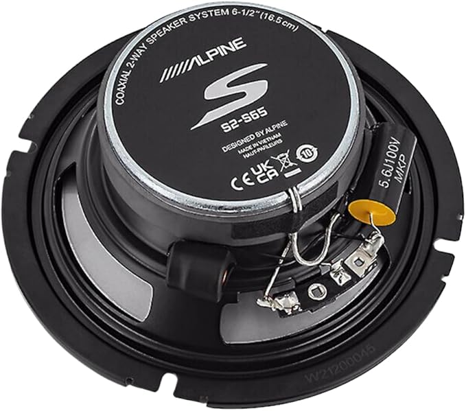 Alpine S2-S65 - Next-Generation S-Series 6.5" Coaxial Speaker Set