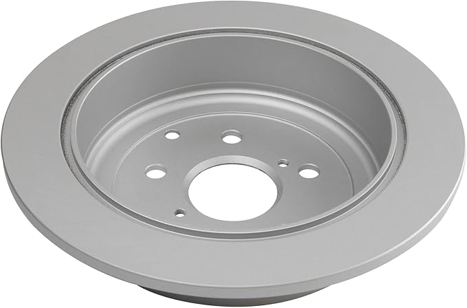 TRQ Rear Brake Rotor Set G Coated Solid Compatible with 2010-2015 Lexus RX350 RX450h 2014-2019 Toyota Highlander 2011-2020 Sienna