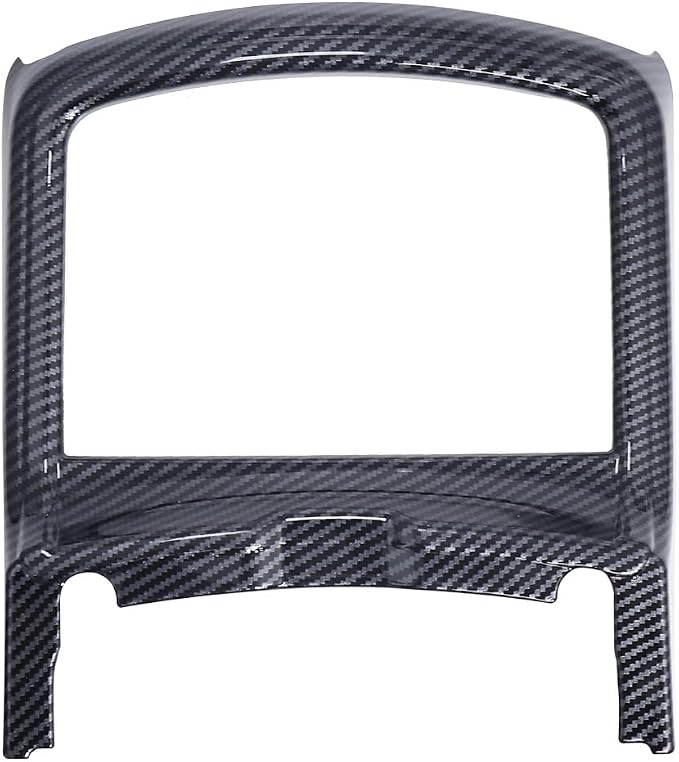 for Dodge Charger 2011-2023 for Chrysler 300 2015-2023 Interior Accessories Cup Holder Cover Trim Decor Sticker ABS Carbon Fiber