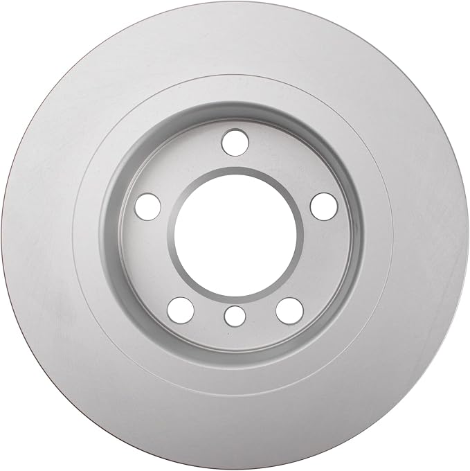 TRQ Rear Brake Rotor Set G Coated Solid Compatible with 2011-2016 Mini Cooper Countryman 2013-2016 Cooper Paceman