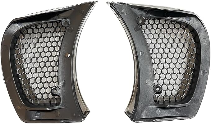 Turning Blinker Lights Headlight Vent Accent LED Indicator Tracer for Harley Touring Road Glide Models 2014-2023 (Black)