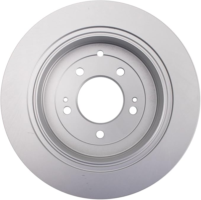 TRQ Rear Brake Rotor Set Solid G-Coated Compatible with 2016-2021 Hyundai Tucson 2017-2022 Kia Sportage