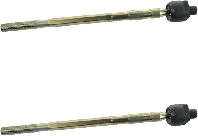 TRQ Front Inner Tie Rod Set 2 Piece Compatible with 1999-2003 Mazda Protege 02-03 Protege5