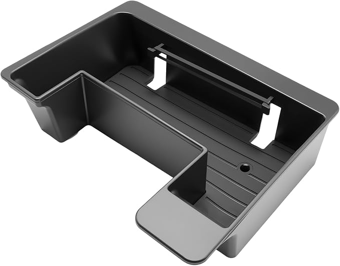 SKTU for 2025 2026 VW Tiguan Center Console Organizer for 2025 2026 Volkswagen Tiguan (S/SE/SE R-Line Black/SEL R-Line) Front Console Tray VW Tiguan 2025 2026 Accessories ABS Anti-Slip Console Tray