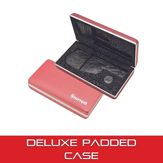 Starrett Protective Case for Electronic Micrometers for 3734/734 Series - Durable Storage, Secure Fit, Impact-Resistant Build - 949