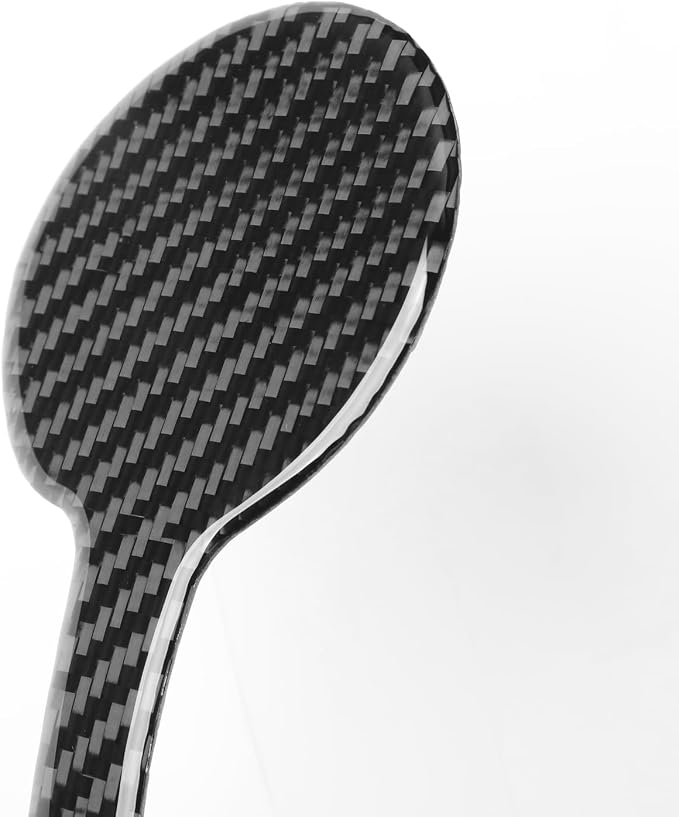 NVCNX Real Premium Carbon Fiber for Toyota Camry Accessories 2018-2024 2019 2020 2021 2022 2023 SE/LE/XSE/XLE/SE Nightshade/L/TRD Gas Hybrid Center Console Cup Holder Cover Interior Trim Sticker 1PC