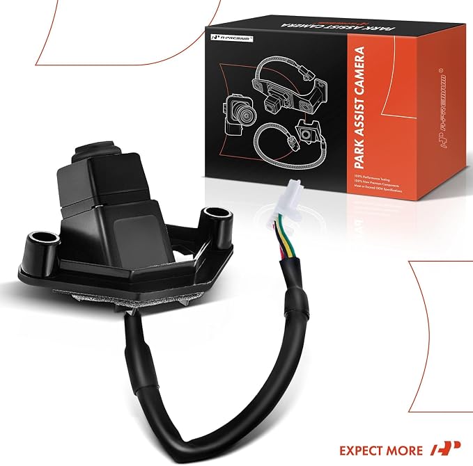 A-Premium Rear View Backup Camera Compatible with Nissan | Parking Camera for 2017 Rogue Sport - Replace# 28442-4EA1A