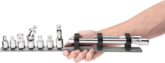 TEKTON Extension and Accessory Set with Rail, 9-Piece | SHA92101