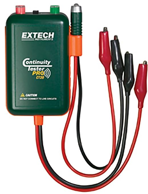 Extech CB10-KIT Electrical Troubleshooting Kit: 3-in-1 Circuit Breaker Finder, GFCI Receptacle Tester, and Non-Contact AC Voltage Detector - Professional Home & Commercial Electrical Diagnostic Set | Circuit breaker finder, GFCI receptacle tester, non-...